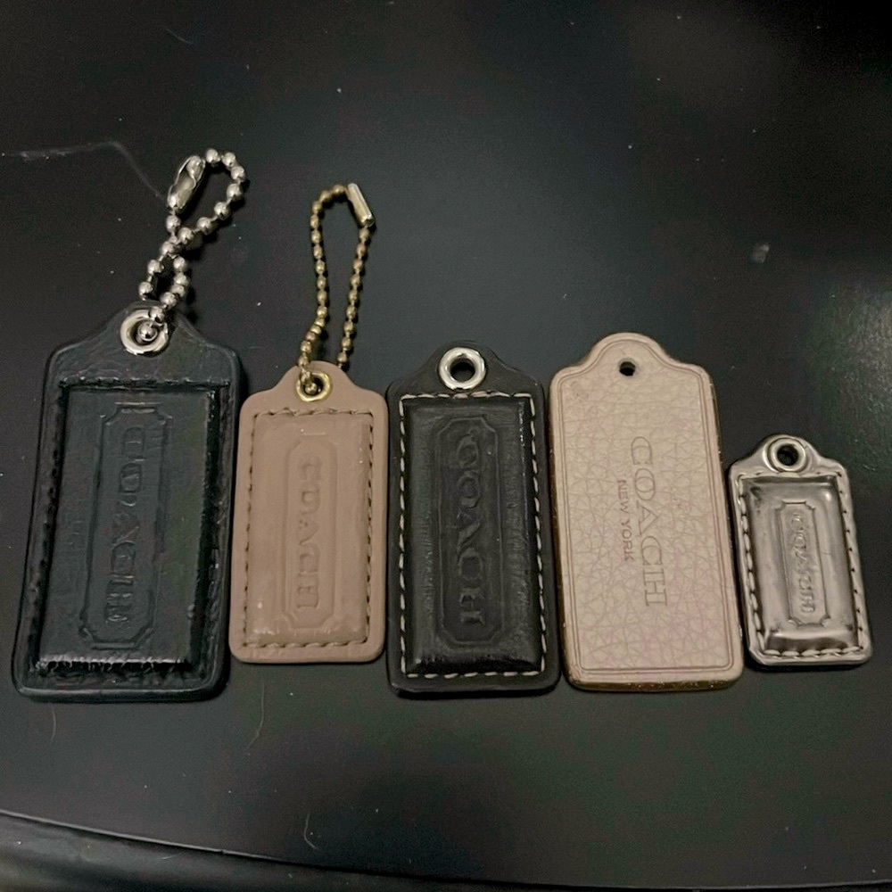 Coach Key Chains & Purse Embellishments, Qty 5